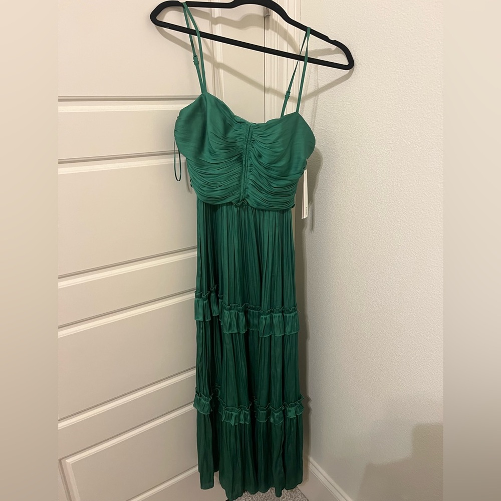 Midi/maxi green dress from AQUA size XS